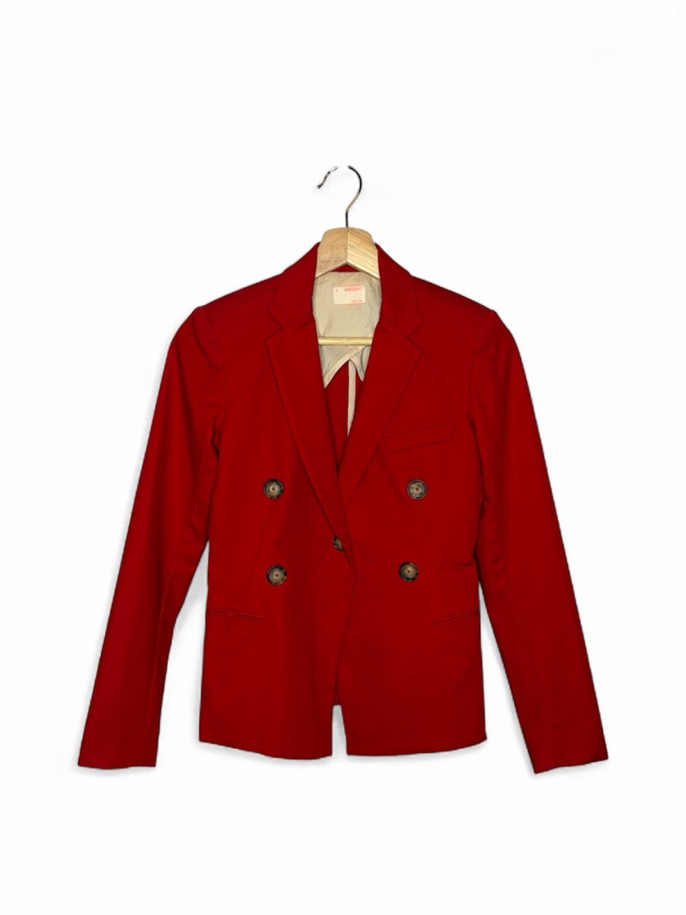 Argent Red Crossover Blazer Size 0